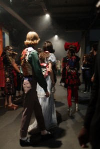 Backstage at Gucci Spring 2017
