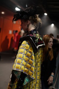 Backstage at Gucci Spring 2017