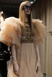 Backstage at Gucci Spring 2017