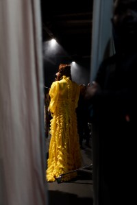 Backstage at Gucci Spring 2017