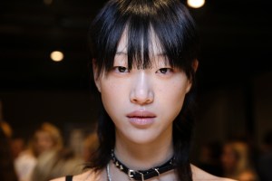 Backstage at Gucci Spring 2017