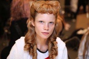 Backstage at Gucci Spring 2017