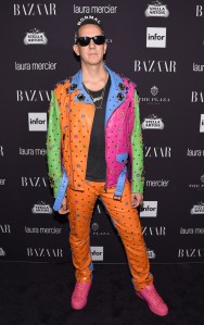 Jeremy Scott at Harper's Bazaar's Icons Party