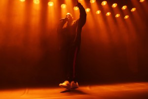 Kanye West performs at Harper's Bazaar's Icons Party