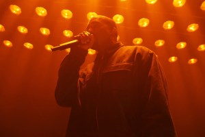 Kanye West performs at Harper's Bazaar's Icons Party