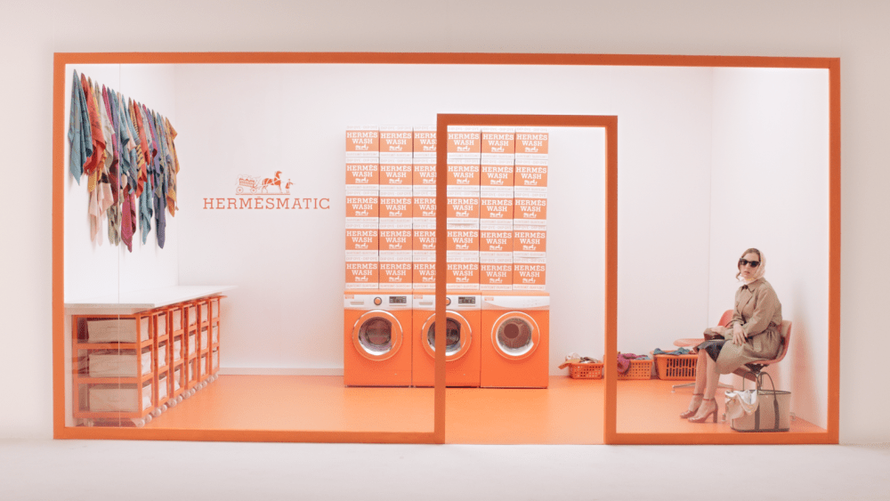 The Hermèsmatic pop-up concept