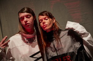 Backstage at Hood by Air RTW Spring 2017