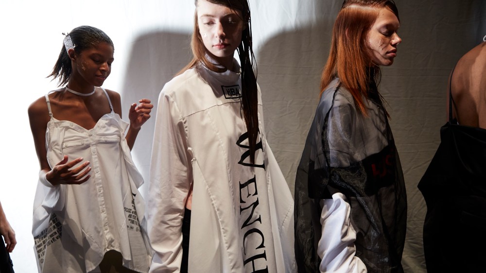 Backstage at Hood by Air RTW Spring 2017
