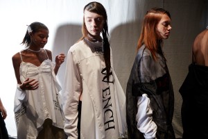 Backstage at Hood by Air RTW Spring 2017