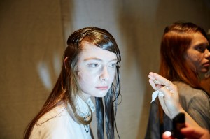 Backstage at Hood by Air RTW Spring 2017