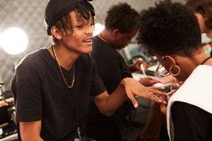 Backstage at Hood by Air RTW Spring 2017