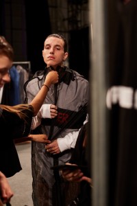 Backstage at Hood by Air RTW Spring 2017