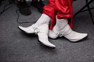 Backstage at Hood by Air RTW Spring 2017