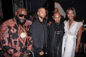 Rick Ross, Jussie Smollett, Shayne Oliver and Naomi Campbell