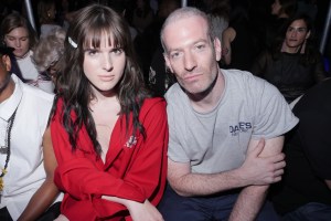 Hari Nef and Mel Ortenberg at HBA RTW Spring 2017