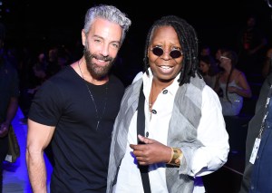 Tom Leonardis and Whoopi Goldberg