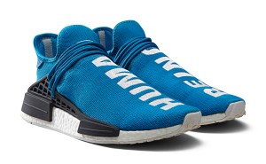 Limited-edition Adidas NMD sneakers from Pharrell Williams' collaboration with Adidas.
