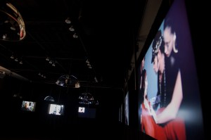 Inside the “Richard Avedon—Moving Image" exhibit, curated by Visionnaire co-founding editors Cecilia Dean and James Kaliardos.