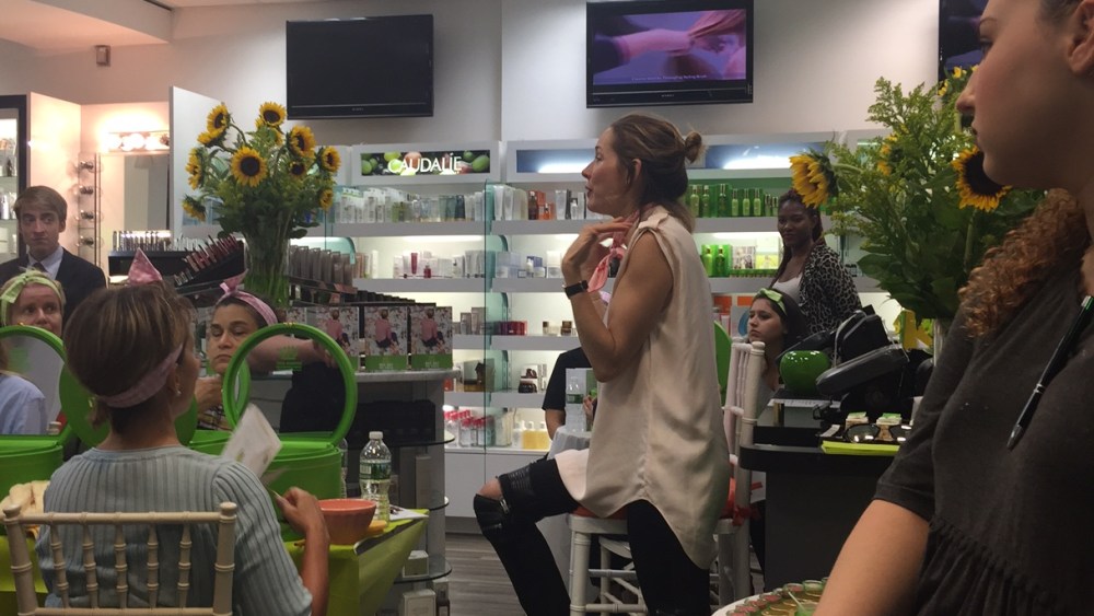 Tata Harper at City Chemist in Brooklyn.