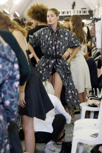 Backstage at Isabel Marant RTW Spring 2017