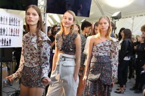 Backstage at Isabel Marant RTW Spring 2017