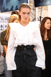 Backstage at Isabel Marant RTW Spring 2017