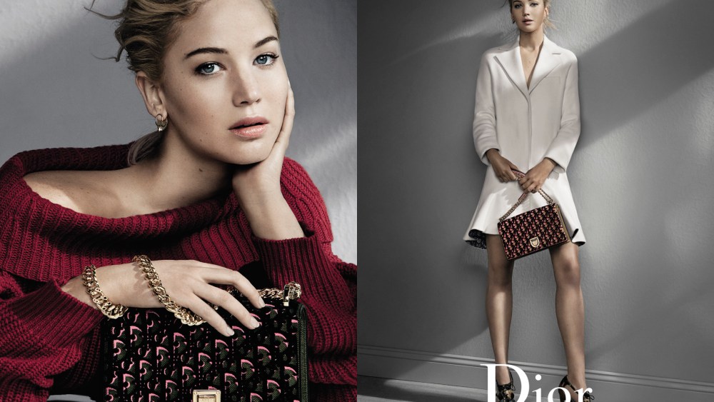 Dior fall 2016 ad campaign featuring Jennifer Lawrence