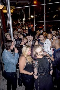 The scene at the Jeremy Scott after party.