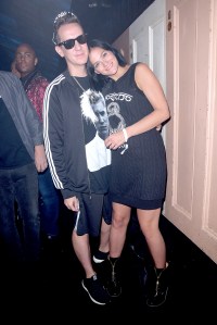 Jeremy Scott and Leigh Lezark