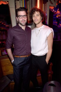 Zachary Quinto and Miles McMillan