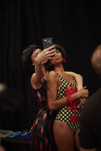 Bakstage at Jeremy Scott RTW Spring 2017
