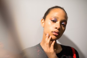 Backstage at Jill Stuart RTW Spring 2017