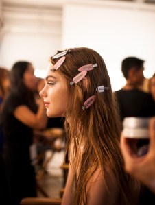 Backstage at Jill Stuart RTW Spring 2017