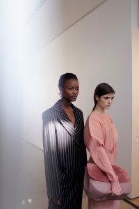 Backstage at Jil Sander Spring 2017