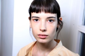 Backstage at Jil Sander Spring 2017