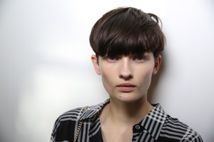 Backstage at Jil Sander Spring 2017