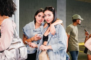 Scenes from Kanye West's open casting call for models.