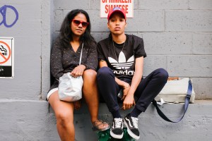 Scenes from Kanye West's open casting call for models.