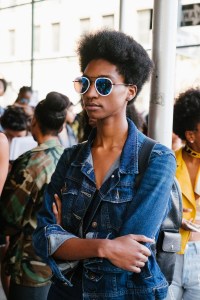 Scenes from Kanye West's open casting call for models.