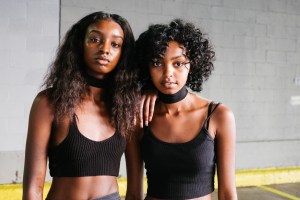 Scenes from Kanye West's open casting call for models.