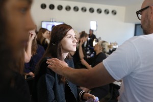 Backstage at Michael Kors RTW Spring 2017