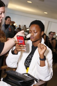 Backstage at Michael Kors RTW Spring 2017