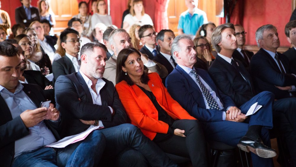 Jalil Lespert, Anne Hidalgo Paris promotional film