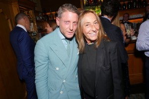 Lapo Elkann and Carlyne Cerf de Dudzeele