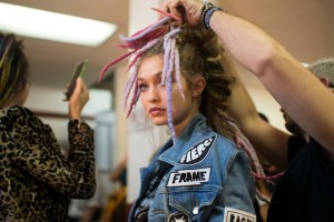 Backstage at Marc Jacobs RTW Spring 2017