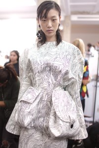 Backstage at Marni Spring 2017