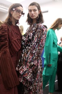 Backstage at Marni Spring 2017