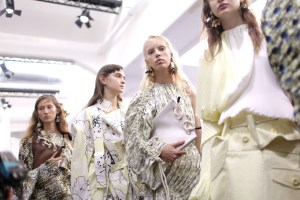 Backstage at Marni Spring 2017