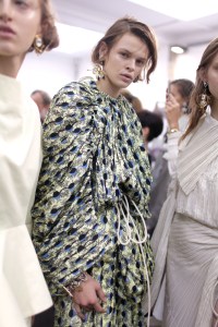 Backstage at Marni Spring 2017