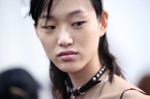Backstage at Marni Spring 2017